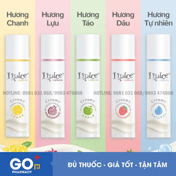 Dưỡng ẩm không màu LipIce 4,3g